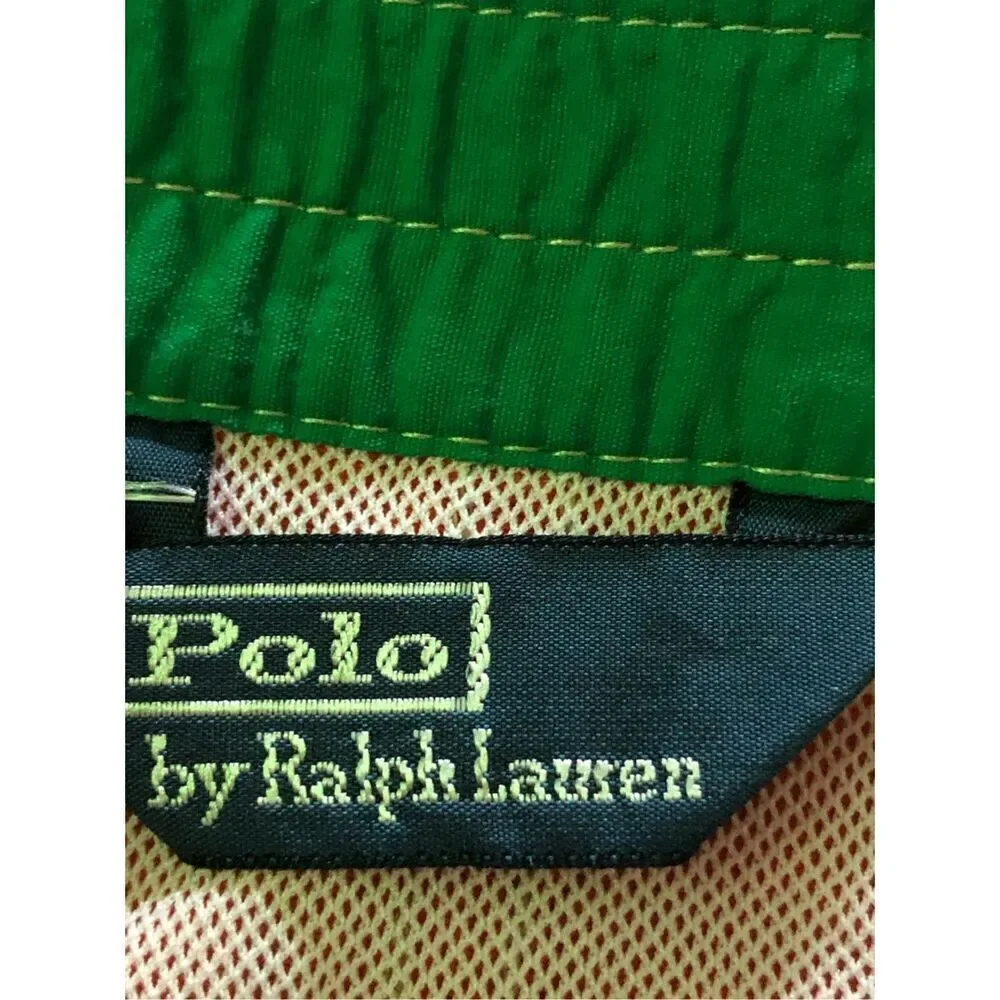 Polo Ralph Lauren Board Shorts Mens Orange Swim Trucks Cargo SZ L